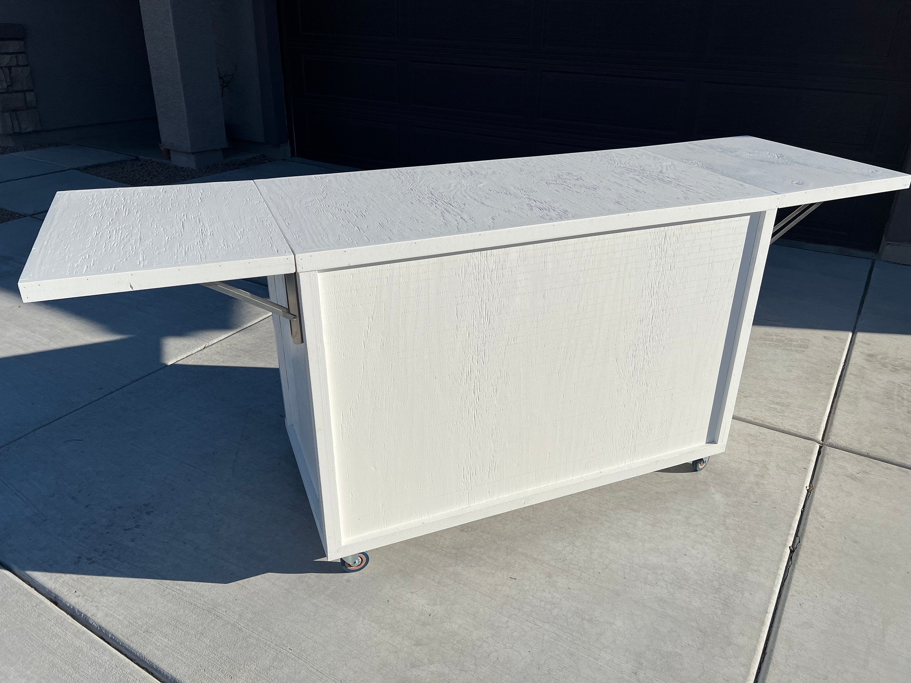 Wheeled Wonder: Portable Bar for Delicious Treats On-the-Go!