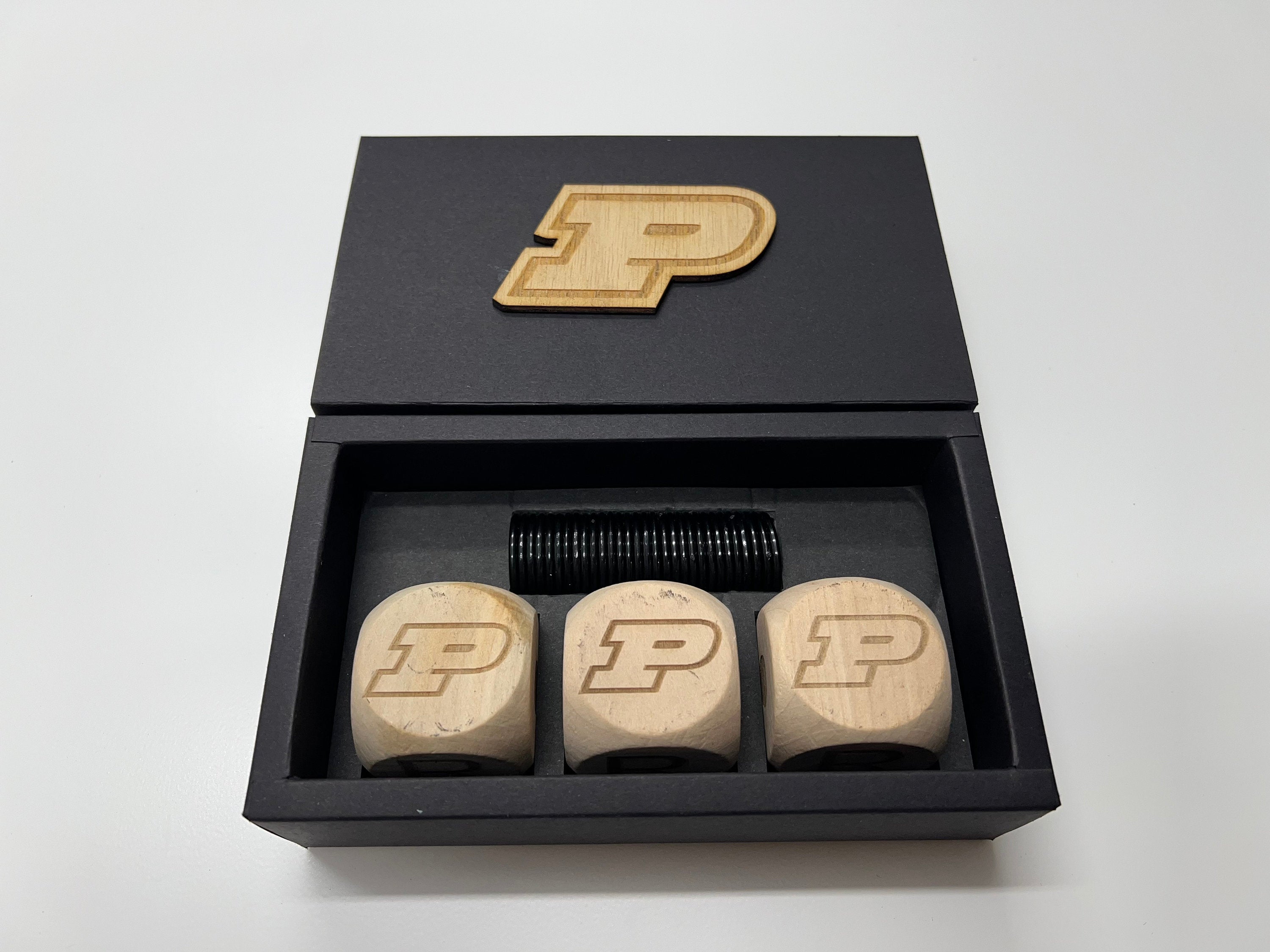 Custom Jumbo Wooden Left Right Center Dice Game