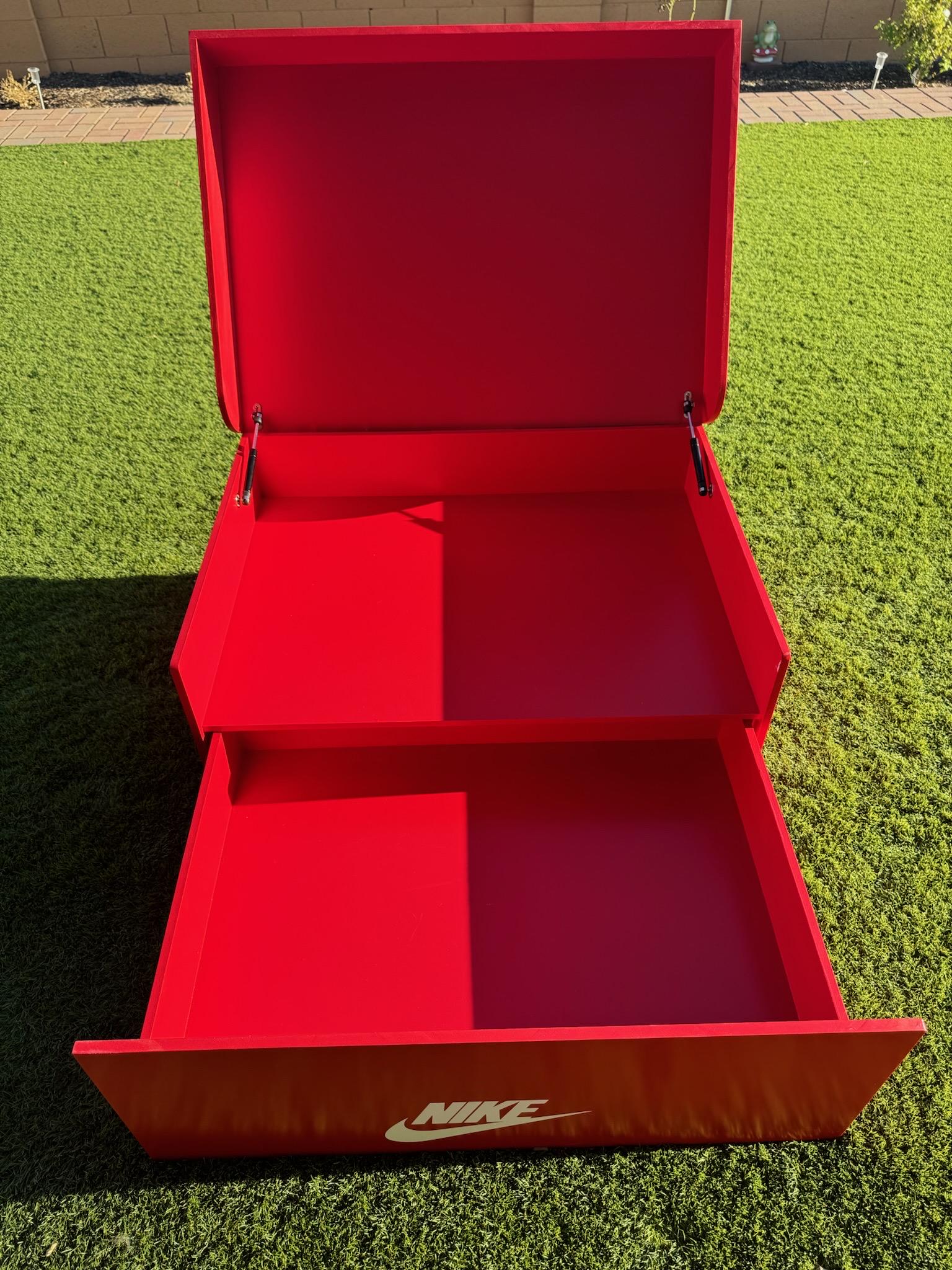 Custom Kids Shoes Giant Shoe Box: Holds 20 Pairs (kids) - Made to Order!