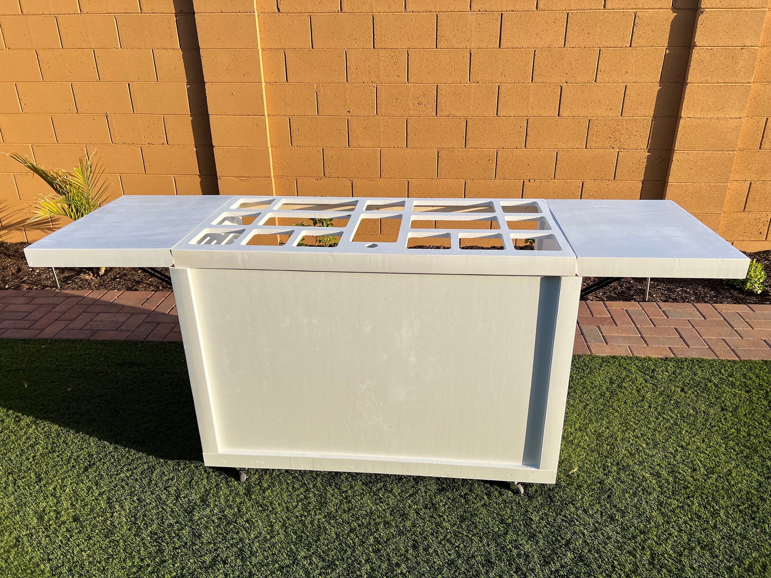 Wheeled Wonder: Portable Bar for Delicious Treats On-the-Go!