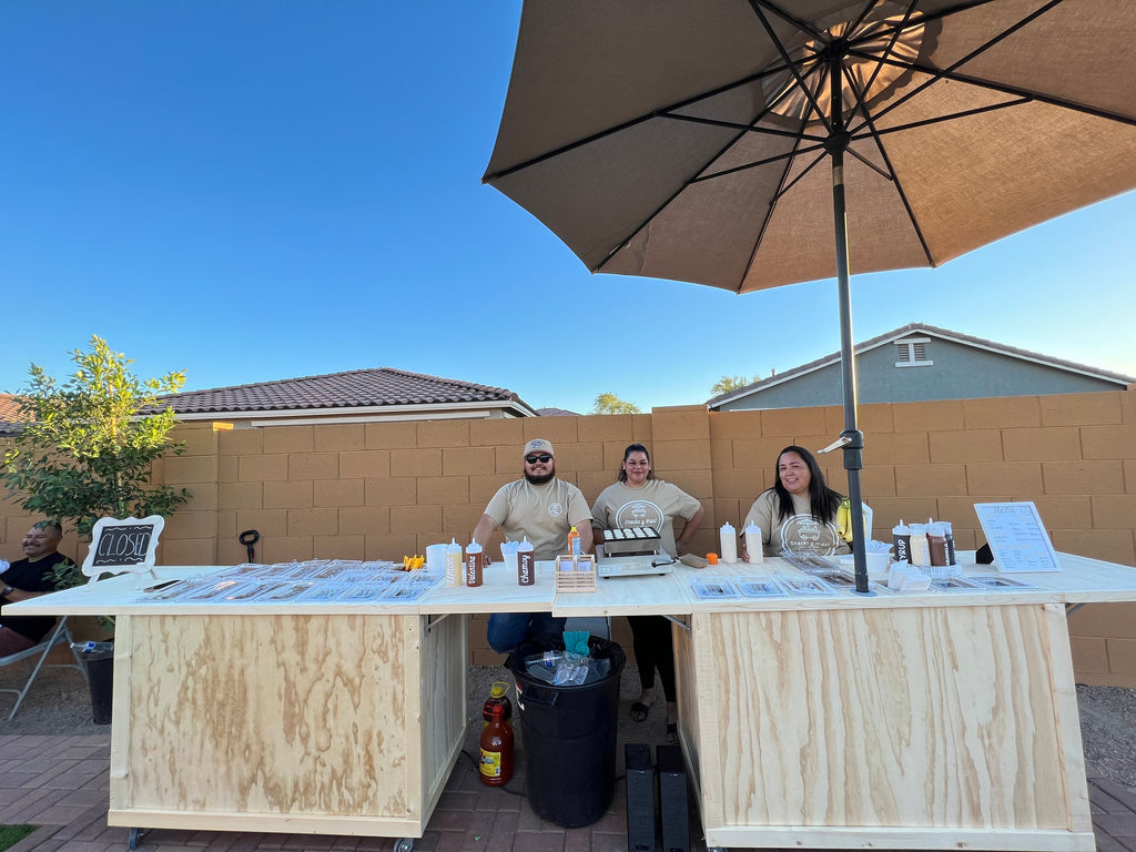 Wheeled Wonder: Portable Bar for Delicious Treats On-the-Go!
