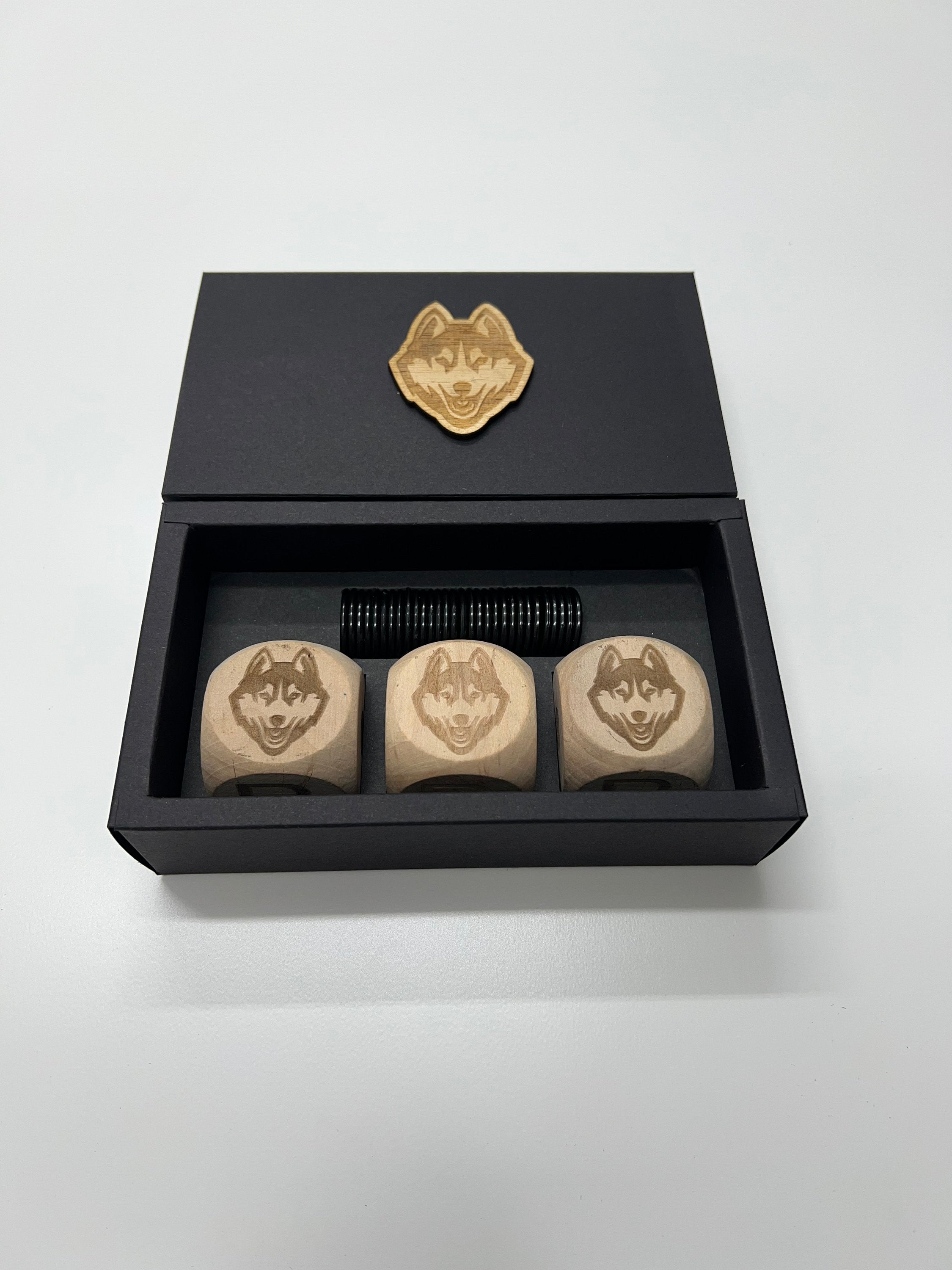 Custom Jumbo Wooden Left Right Center Dice Game