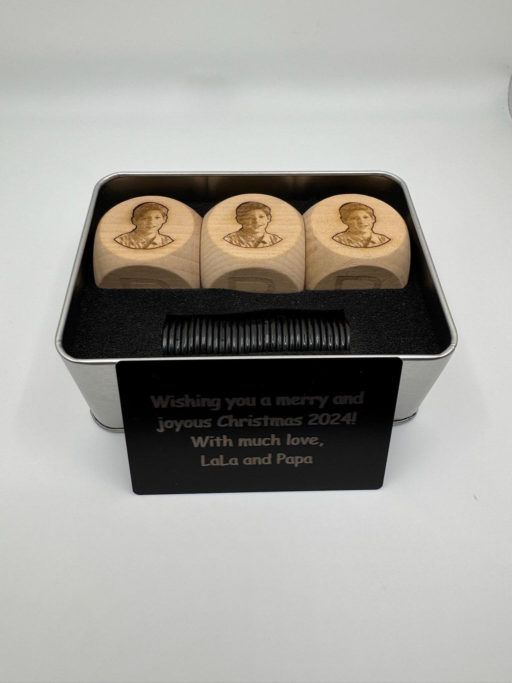 Custom Jumbo Wooden Left Right Center Dice Game