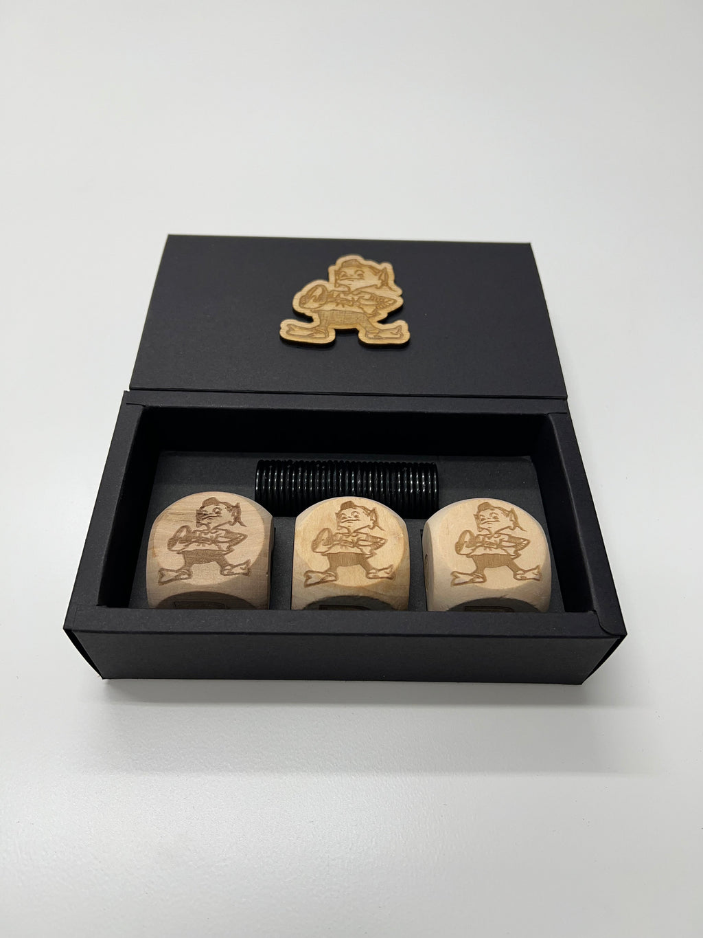 Custom Jumbo Wooden Left Right Center Dice Game