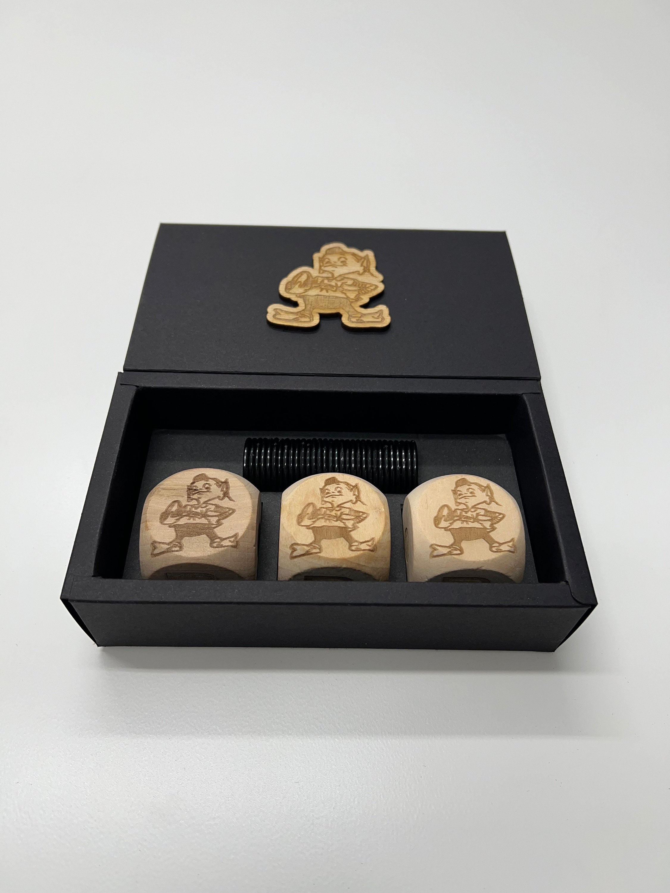 Custom Jumbo Wooden Left Right Center Dice Game